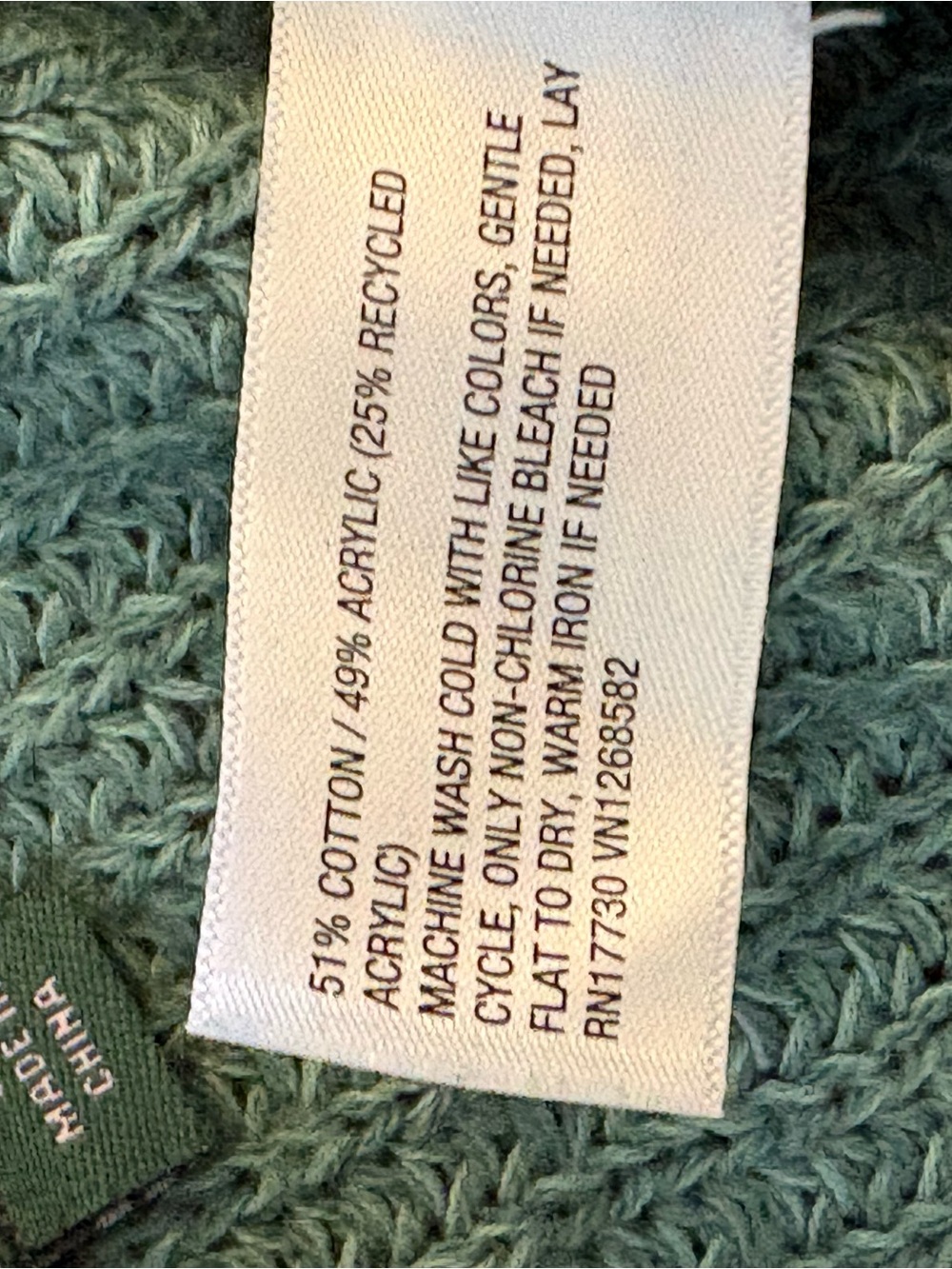 wild fable Cropped Crewneck Sweater in Forest Green - Picture 4 of 4
